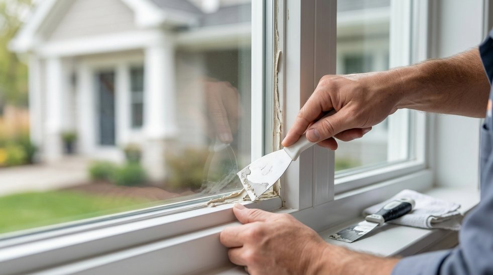 How to Remove Caulking from Glass and Vinyl Windows and Frames